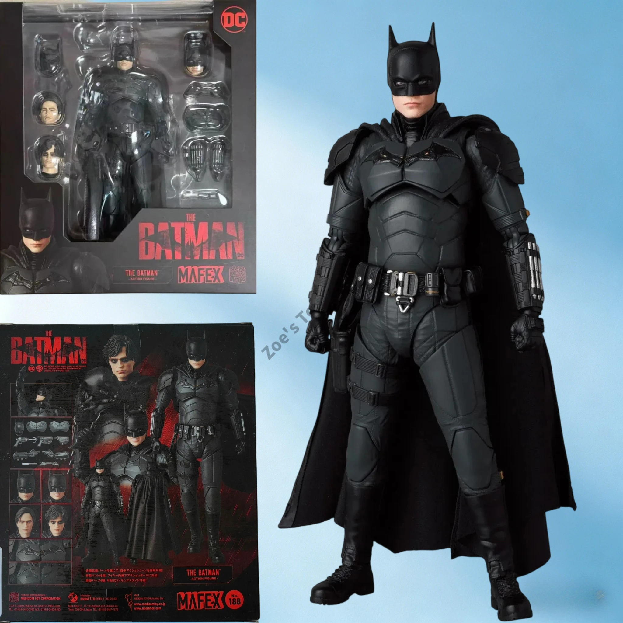 MEDICOM Toy Original Model Kit MAFEX 188 Batman Action Figure Anime Action Figure Model Toy Model Gift for Boys
MEDICOM Toy Original Model Kit MAFEX 188 Batman Action Figure Anime Action Figure Model Toy Model Gift for Boys