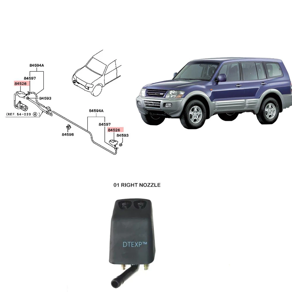 1 Piece HeadLight Washer Nozzle Jet for Pajero V60 MN117091 2000-2002 Front Spray for Montero V70 for Shogun V77
1 Piece HeadLight Washer Nozzle Jet for Pajero V60 MN117091 2000-2002 Front Spray for Montero V70 for Shogun V77