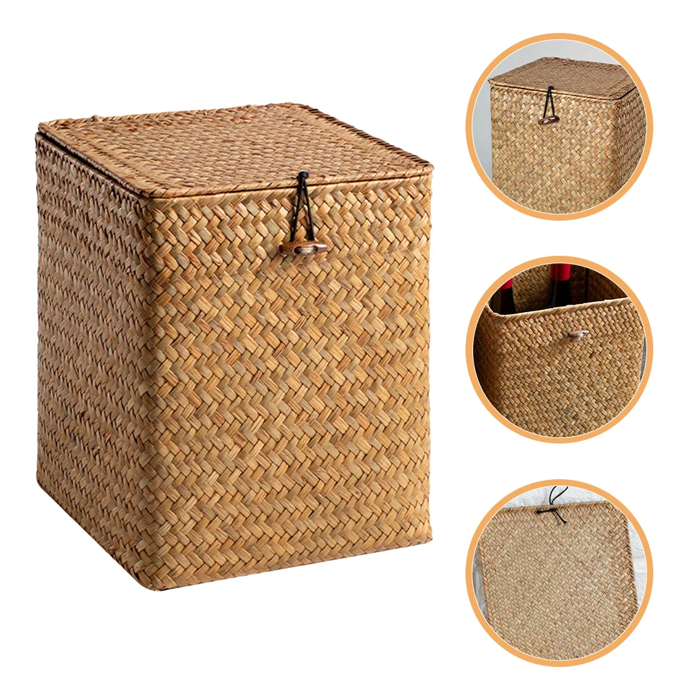 Woven Basket Handmade Seagrass Box Home Organizer Rustic Container Bedroom Office Storage Solution Decorative Bins
Woven Basket Handmade Seagrass Box Home Organizer Rustic Container Bedroom Office Storage Solution Decorative Bins