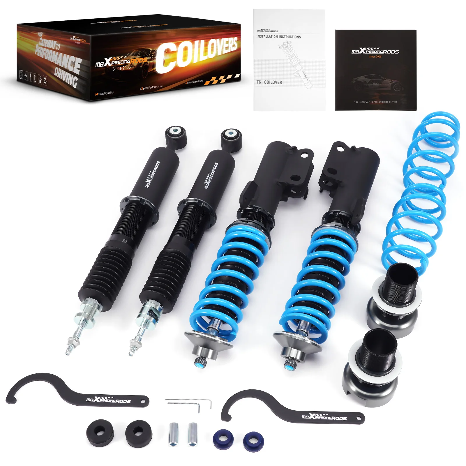 Комплект койловеров MaXpeedingrods T6 для занижения подвески Honda Fit GK3 GK5 15-20
Комплект койловеров MaXpeedingrods T6 для занижения подвески Honda Fit GK3 GK5 15-20