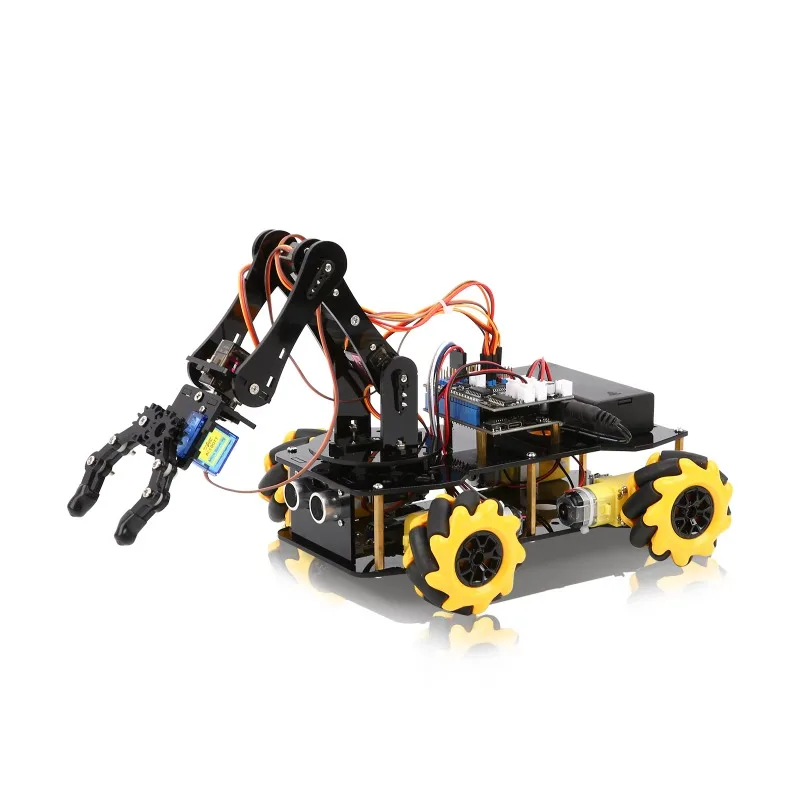 WiFi IOT Project 4WD Mecanum Wheels Robot Arm Car Kit for Arduino STEM Education Kids Toys Coding Learning for Kids
WiFi IOT Project 4WD Mecanum Wheels Robot Arm Car Kit for Arduino STEM Education Kids Toys Coding Learning for Kids