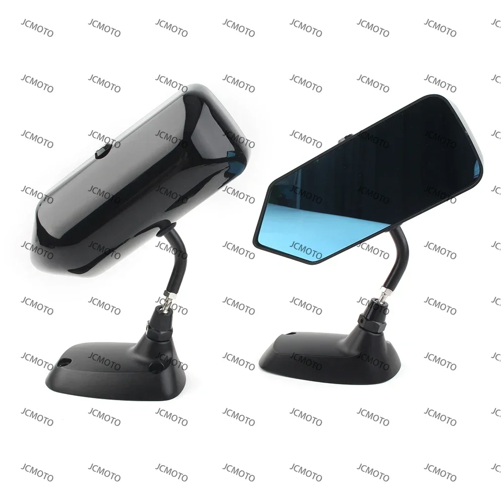 Universal Side Mirrors Blue Rearview Mirror Metal Bracket Glossy Black 1Pair F1 Style Car
Universal Side Mirrors Blue Rearview Mirror Metal Bracket Glossy Black 1Pair F1 Style Car