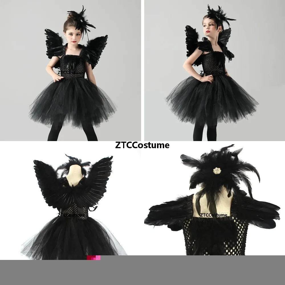 Black Swan Cosplay Costume for Girls Gothic Ballerina Tutu Dress Halloween Party Evil Queen Witch Dress Up
Black Swan Cosplay Costume for Girls Gothic Ballerina Tutu Dress Halloween Party Evil Queen Witch Dress Up