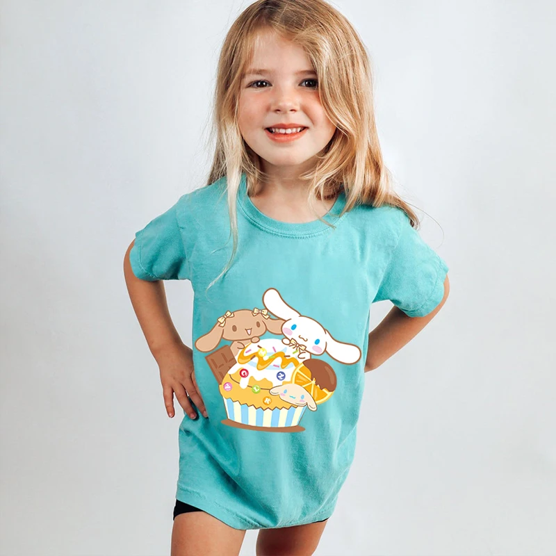 Cinnamoroll printed kids T-shirt summer children's cotton short-sleeved blue casual tops suitable for boys and girls
Cinnamoroll printed kids T-shirt summer children's cotton short-sleeved blue casual tops suitable for boys and girls
