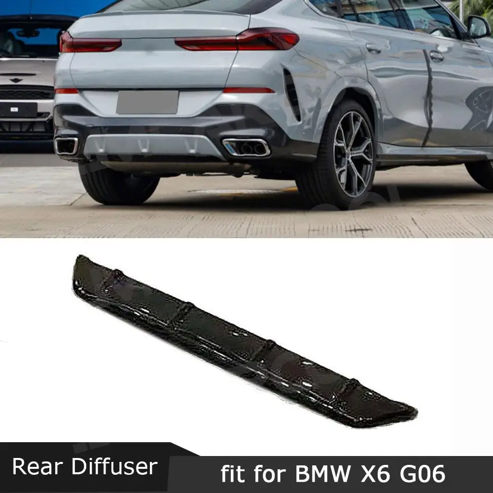 Rear Diffuser Bumper Chin Lip Spoiler Bumper Guard Scratch Protector ABS Carbon Look Car Styling For BMW X6 G06 LCI Sport 2023+
Rear Diffuser Bumper Chin Lip Spoiler Bumper Guard Scratch Protector ABS Carbon Look Car Styling For BMW X6 G06 LCI Sport 2023+