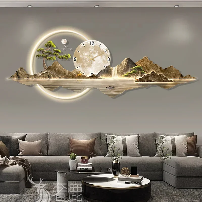 Digital Living Room Wall Clocks Minimalist Luminous Luxury Chinese Style Clock Wall Bedrooms Reloj Pared Living Room Decoration
Digital Living Room Wall Clocks Minimalist Luminous Luxury Chinese Style Clock Wall Bedrooms Reloj Pared Living Room Decoration