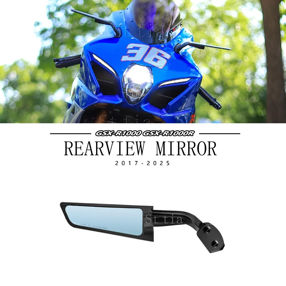 For Suzuki GSX-R1000 GSX-R1000R 2017-2025 Mirrors Stealth Mirrors Sports Winglets Mirror Kits Adjustable Mirrors Motorcycle Wing
For Suzuki GSX-R1000 GSX-R1000R 2017-2025 Mirrors Stealth Mirrors Sports Winglets Mirror Kits Adjustable Mirrors Motorcycle Wing