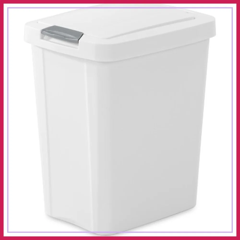 7.5 Gallon TouchTop Wastebasket Trash Can with Pop Up Lid, 4 Pack, White for Kitchen, Bathroom, Mudroom or Office
7.5 Gallon TouchTop Wastebasket Trash Can with Pop Up Lid, 4 Pack, White for Kitchen, Bathroom, Mudroom or Office