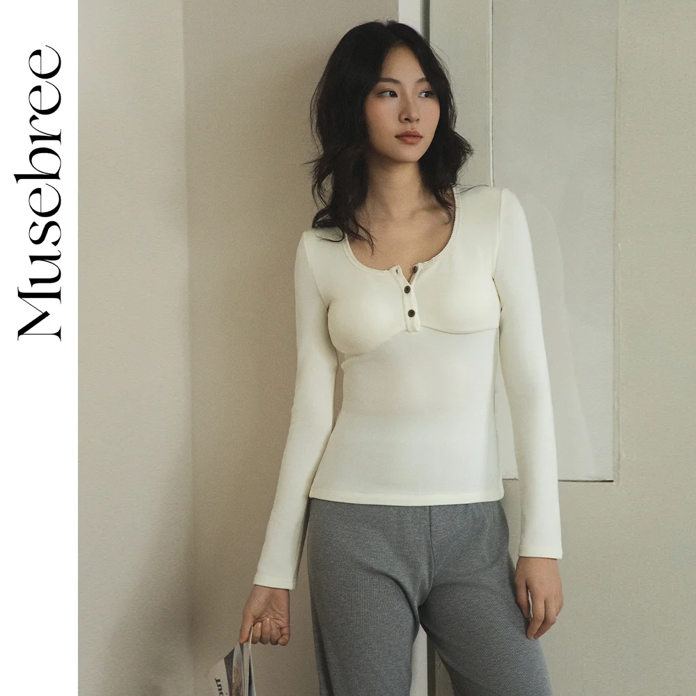 Musebree Women's Square Collar Korean Sleep Tops Ladies Girls Long Sleeve Pajamas Cardigan Casual Top Spring Sleepwear Women Top
Musebree Women's Square Collar Korean Sleep Tops Ladies Girls Long Sleeve Pajamas Cardigan Casual Top Spring Sleepwear Women Top