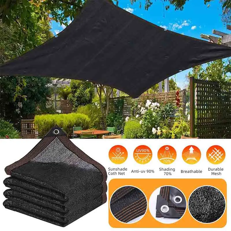 Black Shade Cloth Garden Plants Greenhouse Sunblock Shade Neting Outdoor Pergola Patio Lawn Pool Kennel Chicken Coop Shade Cover
Black Shade Cloth Garden Plants Greenhouse Sunblock Shade Neting Outdoor Pergola Patio Lawn Pool Kennel Chicken Coop Shade Cover