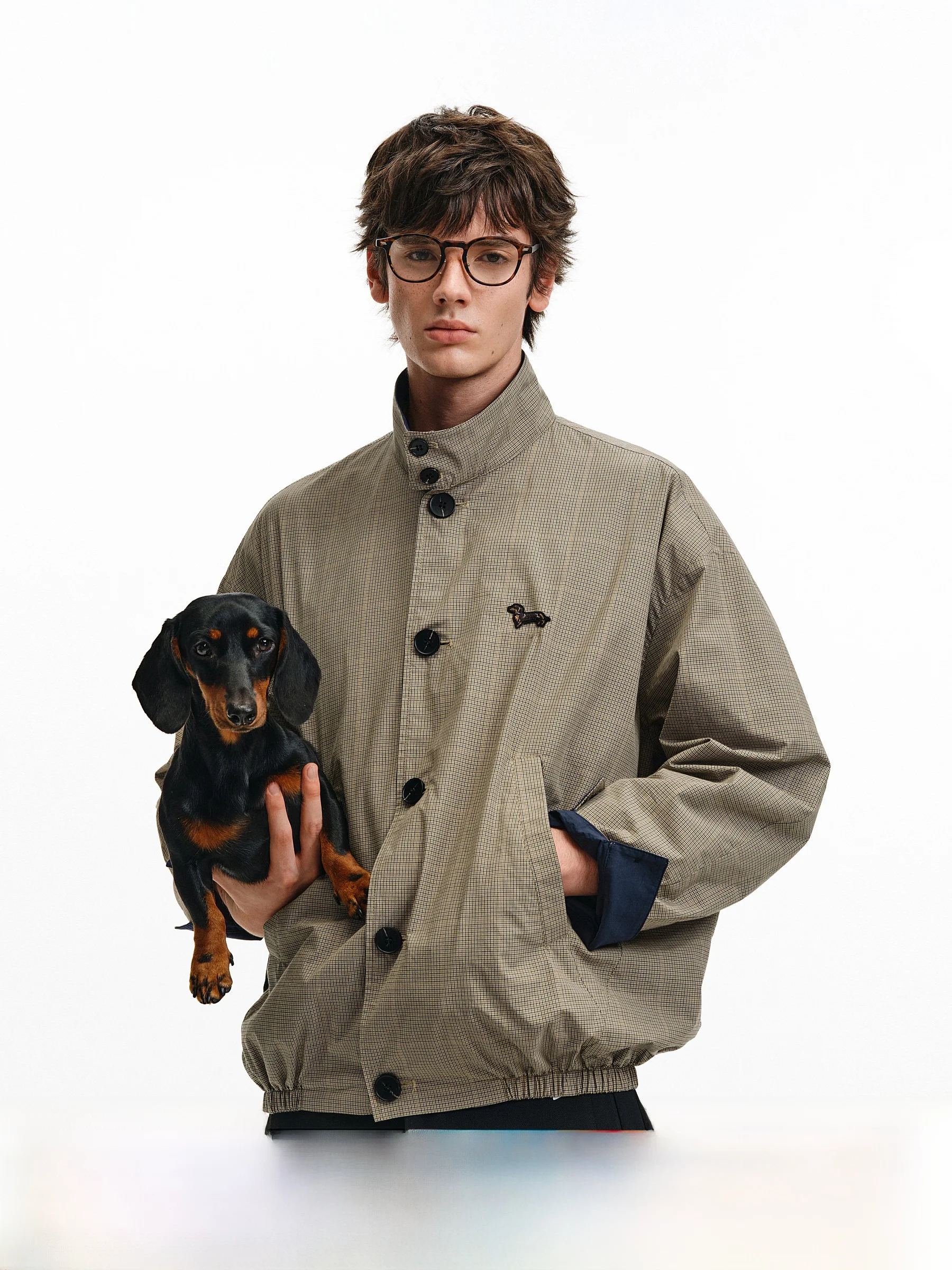 PCLP Plaid Loose Men's Jaet American Retro Contrast Color Autumn Winter Versatile Outerwear Breathable Cotton Coat
PCLP Plaid Loose Men's Jaet American Retro Contrast Color Autumn Winter Versatile Outerwear Breathable Cotton Coat