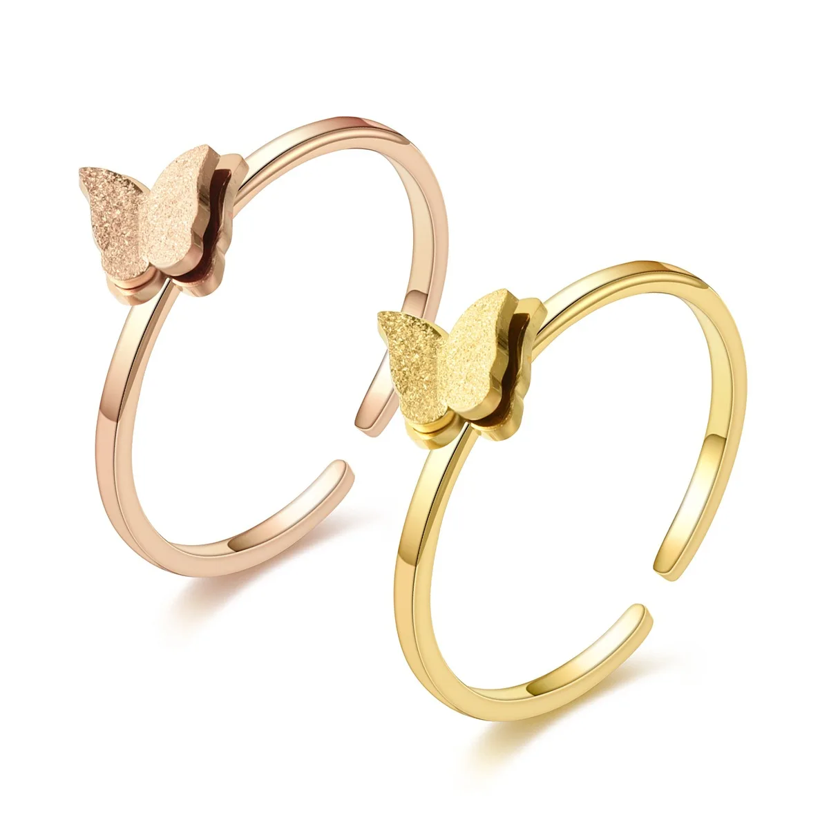 Bxzyrt 2022 New Fashion Adjustable Butterfly Stainless Steel Ring For Women Men Titanium Steel Couple Rings Jewelry Accessories
Bxzyrt 2022 New Fashion Adjustable Butterfly Stainless Steel Ring For Women Men Titanium Steel Couple Rings Jewelry Accessories