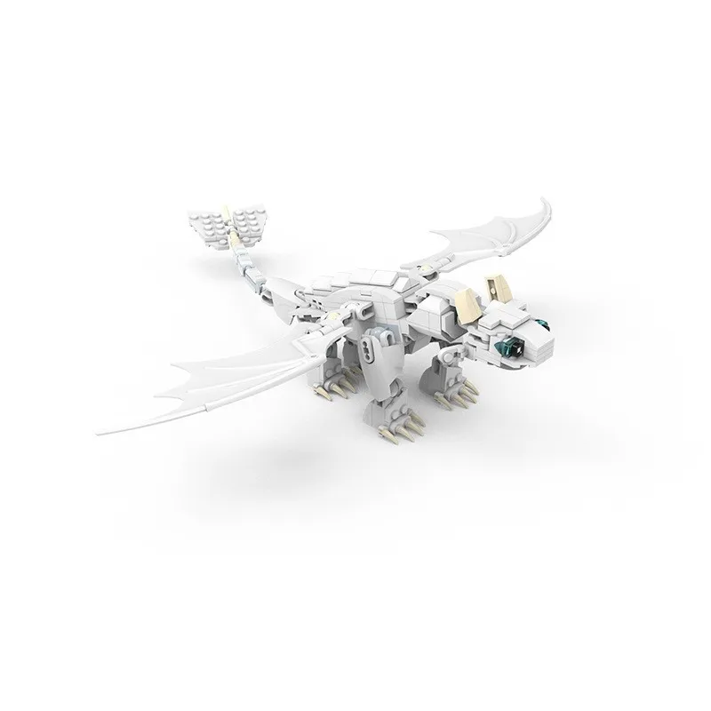 Light Fury Dragon MOC Building Blocks, White Night Spirit Animal Model, Fantasy Creature DIY Collection for Adults
Light Fury Dragon MOC Building Blocks, White Night Spirit Animal Model, Fantasy Creature DIY Collection for Adults