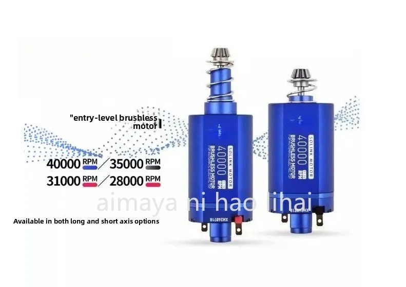 Brushless Motor, High Torque and Low Heat Response Fast 40000RPM Long Axis Motor
Brushless Motor, High Torque and Low Heat Response Fast 40000RPM Long Axis Motor