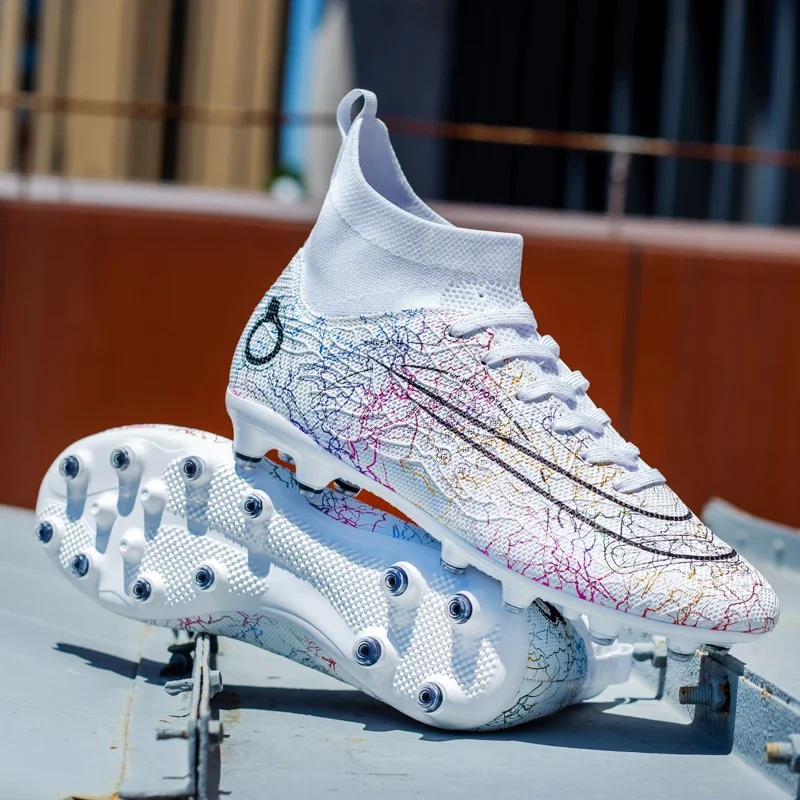 Adult Footwear Football Boots FG Soccer Field Shoes for Men Professional High-top Outdoor Kids Sport Shoes Boys Grass Sneakers
Adult Footwear Football Boots FG Soccer Field Shoes for Men Professional High-top Outdoor Kids Sport Shoes Boys Grass Sneakers