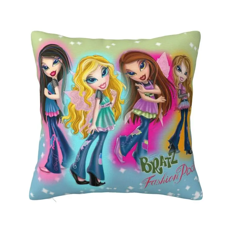 Custom Doll Bratzes Cushion Cover Printing Square Floor Pillow Case for Sofa Pillowcase Home Decor
Custom Doll Bratzes Cushion Cover Printing Square Floor Pillow Case for Sofa Pillowcase Home Decor