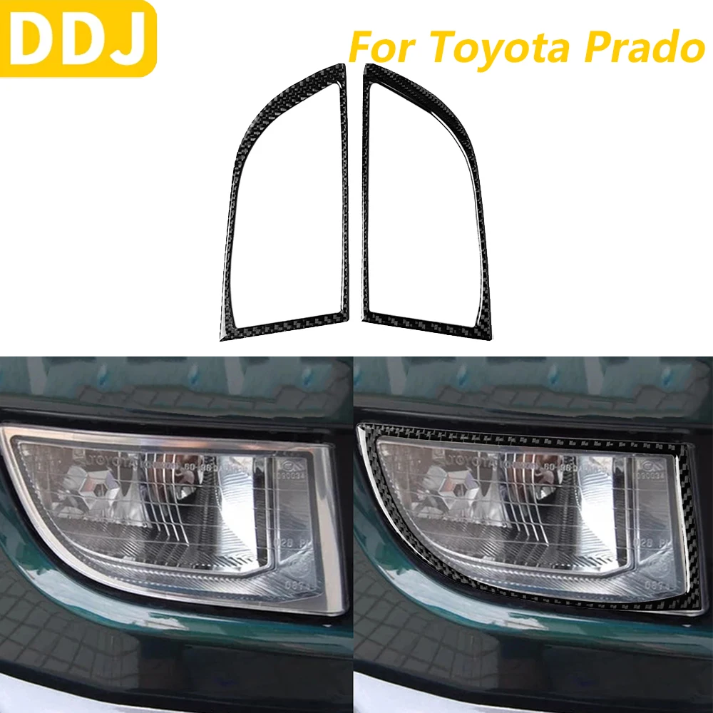 For Toyota Land Cruiser Prado 2010-2018 Carbon Fiber Front Headlight Illumination Frame Panel Cover Trim Car Accessories Sticker
For Toyota Land Cruiser Prado 2010-2018 Carbon Fiber Front Headlight Illumination Frame Panel Cover Trim Car Accessories Sticker