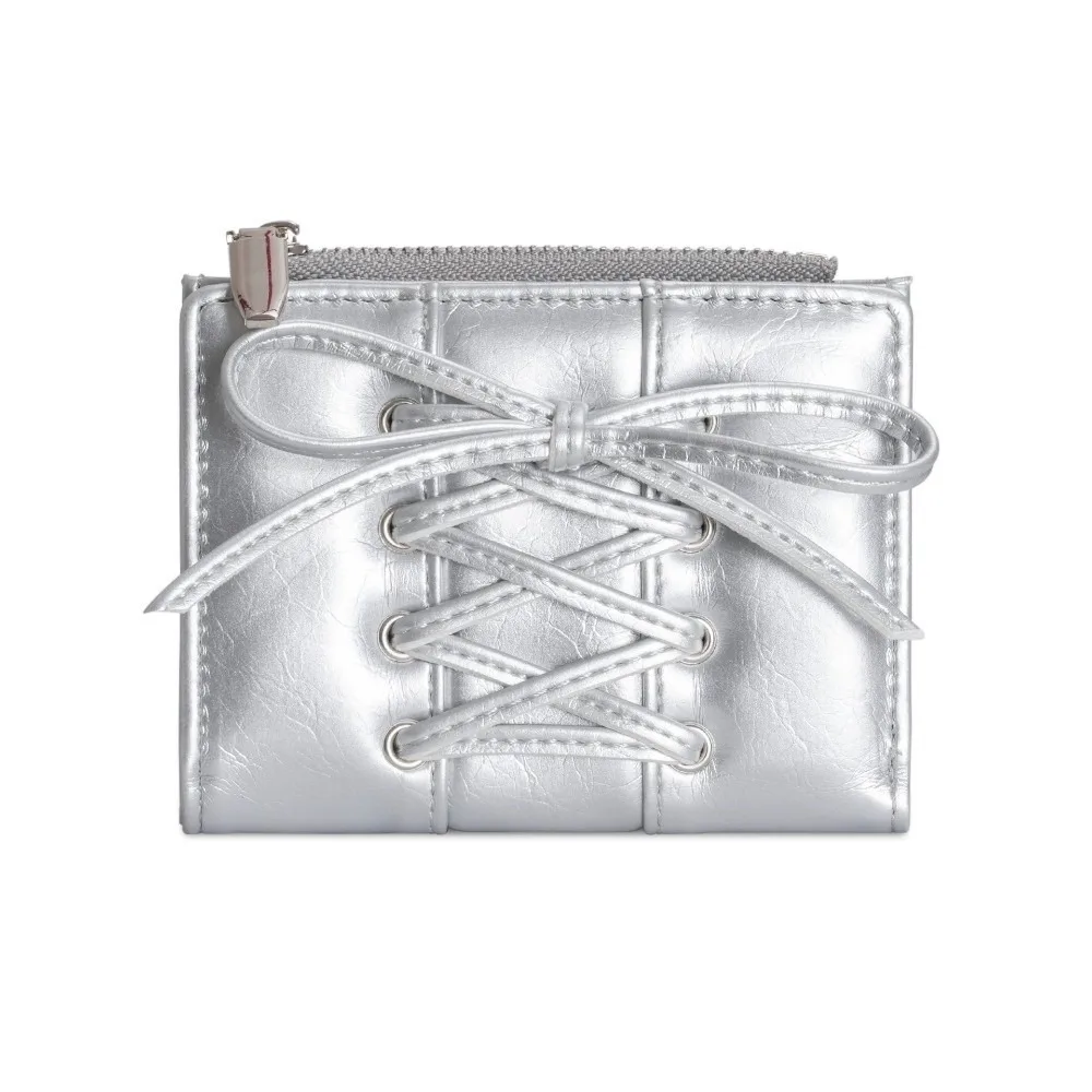 New Folding Coin Purse Portable Zipper Mini Wallets Strap Bow Credit Card Holder Gift
New Folding Coin Purse Portable Zipper Mini Wallets Strap Bow Credit Card Holder Gift