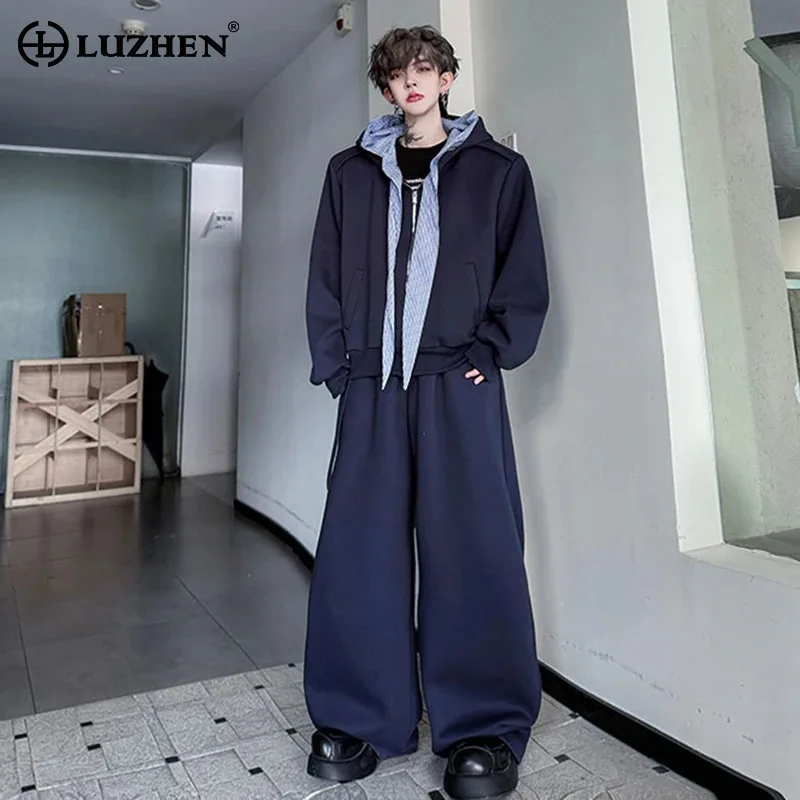 LUZHEN 2025 осенние комплекты из двух предметов, модное пальто с капюшоном и украшением в ленте, мужская оригинальная уличная одежда, свободные широкие спортивные штаны JY4605
LUZHEN 2025 осенние комплекты из двух предметов, модное пальто с капюшоном и украшением в ленте, мужская оригинальная уличная одежда, свободные широкие спортивные штаны JY4605