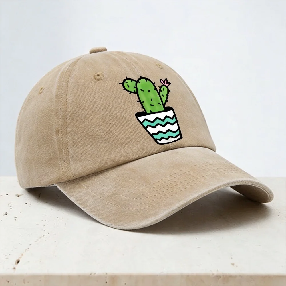 Cartoon CACTUS Baseball cap Vintage Washed Soft top denim hat Fashion summer Men women snapback hats
Cartoon CACTUS Baseball cap Vintage Washed Soft top denim hat Fashion summer Men women snapback hats