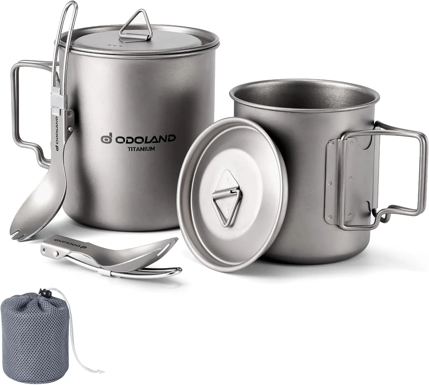 Titanium Camping Cookware 420ML & 750ML Pot with Lid and Spork, Lightweight Backpacking Cook Set for Hiking Travel Picnic
Titanium Camping Cookware 420ML & 750ML Pot with Lid and Spork, Lightweight Backpacking Cook Set for Hiking Travel Picnic