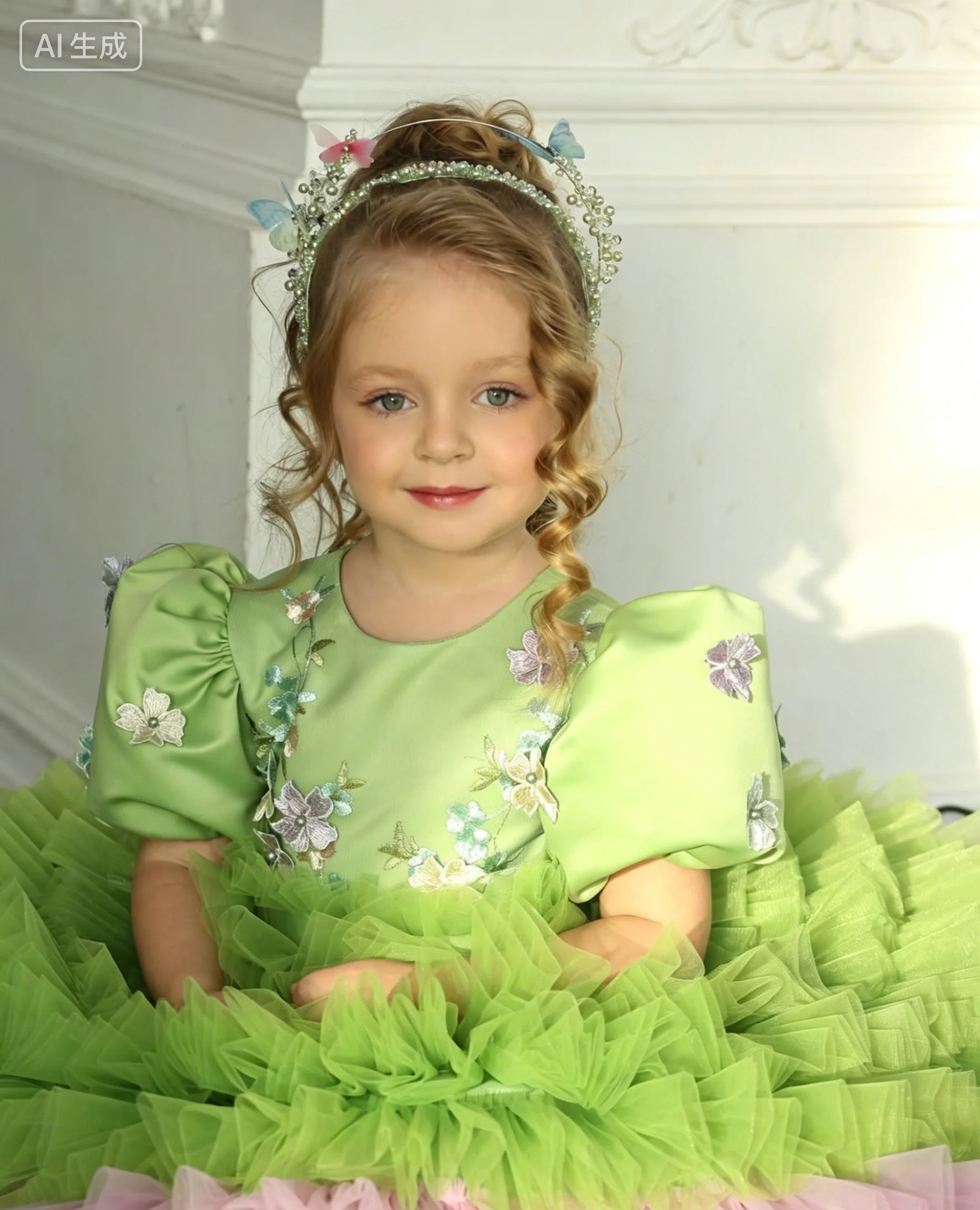 Customized Flower Girl Dress For Wedding with Bow Applique Satin and Tulle Tea Lenght Kids Birthday Party First Communion Gown
Customized Flower Girl Dress For Wedding with Bow Applique Satin and Tulle Tea Lenght Kids Birthday Party First Communion Gown