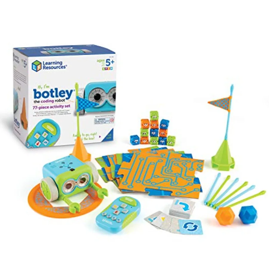 Botley The Coding Robot Activity Set - 77 Pieces, Ages 5+, Screen-Free Coding Robots for,STEM Toys for,Programming for,for
Botley The Coding Robot Activity Set - 77 Pieces, Ages 5+, Screen-Free Coding Robots for,STEM Toys for,Programming for,for
