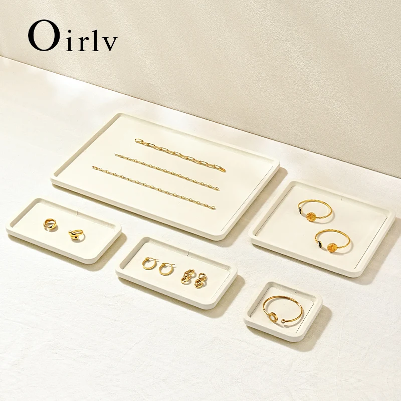 Oirlv Jewelry Tray Display Jewelry Organizer Tray Linen Microfiber Earrings Necklace Bracelet Ring Plate Jewelry Display Props
Oirlv Jewelry Tray Display Jewelry Organizer Tray Linen Microfiber Earrings Necklace Bracelet Ring Plate Jewelry Display Props