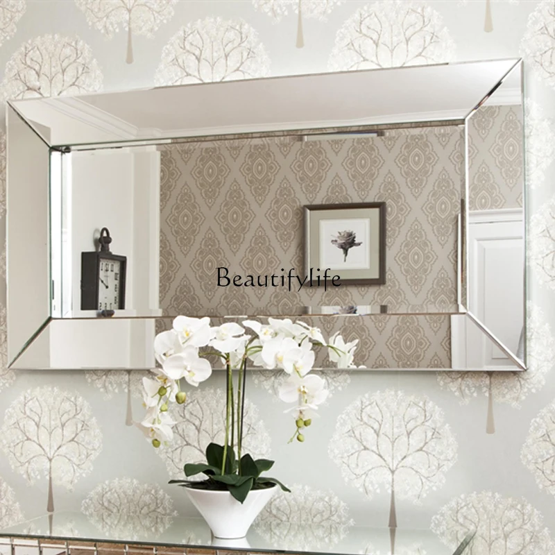 New Chinese-style bathroom bathroom mirror wall-mounted mirror decorative mirror light luxury
New Chinese-style bathroom bathroom mirror wall-mounted mirror decorative mirror light luxury