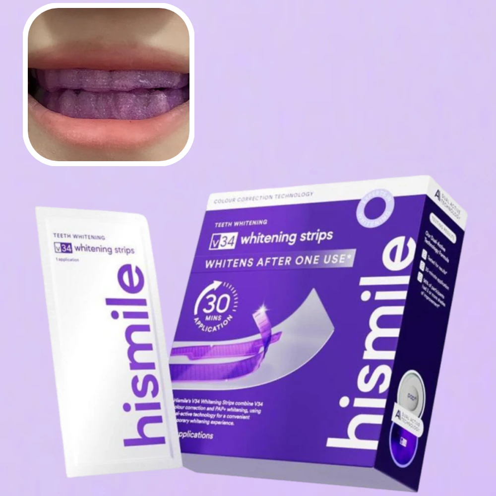 Отбеливающие полоски для зубов Hismile V34 Purple – удаляют зубной налет и поверхностные пятна, восстанавливают ярко-белые зубы, ежедневный уход за полостью рта
Отбеливающие полоски для зубов Hismile V34 Purple – удаляют зубной налет и поверхностные пятна, восстанавливают ярко-белые зубы, ежедневный уход за полостью рта