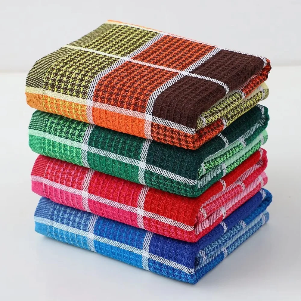 4 Pieces Practical Cotton Yarn Waffle Cleaning Clothes Soft Absorbent Dishcloth Rectangular Kitchen Grid Dish Towel Cup
4 Pieces Practical Cotton Yarn Waffle Cleaning Clothes Soft Absorbent Dishcloth Rectangular Kitchen Grid Dish Towel Cup