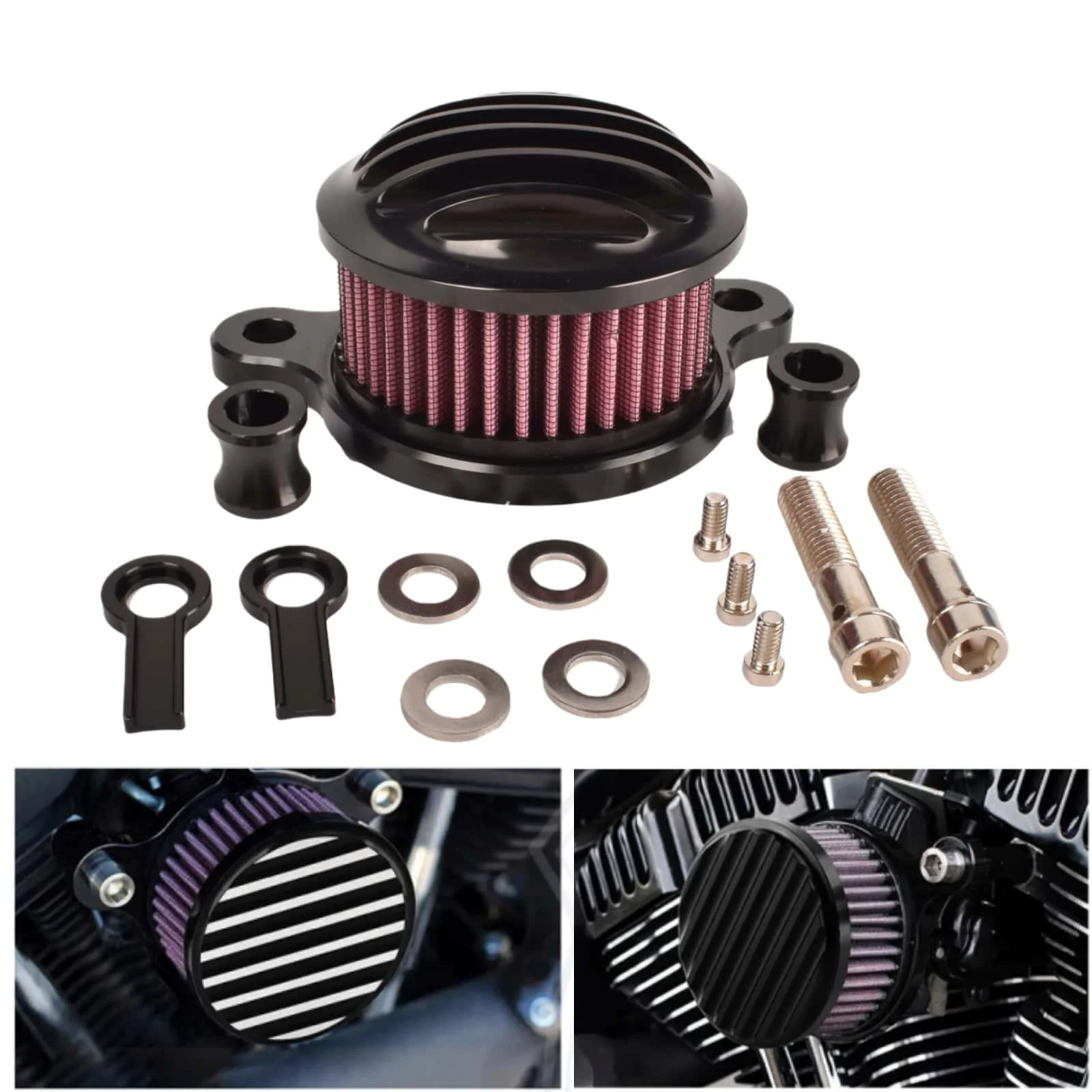 Для Harley Sportster XL Iron 883 XL1200 48 72 1991-2023 Фильтр воздушного мотоцикла Черный воздушный фильтр Система очистителя воздухозаборника мотоцикла
Для Harley Sportster XL Iron 883 XL1200 48 72 1991-2023 Фильтр воздушного мотоцикла Черный воздушный фильтр Система очистителя воздухозаборника мотоцикла