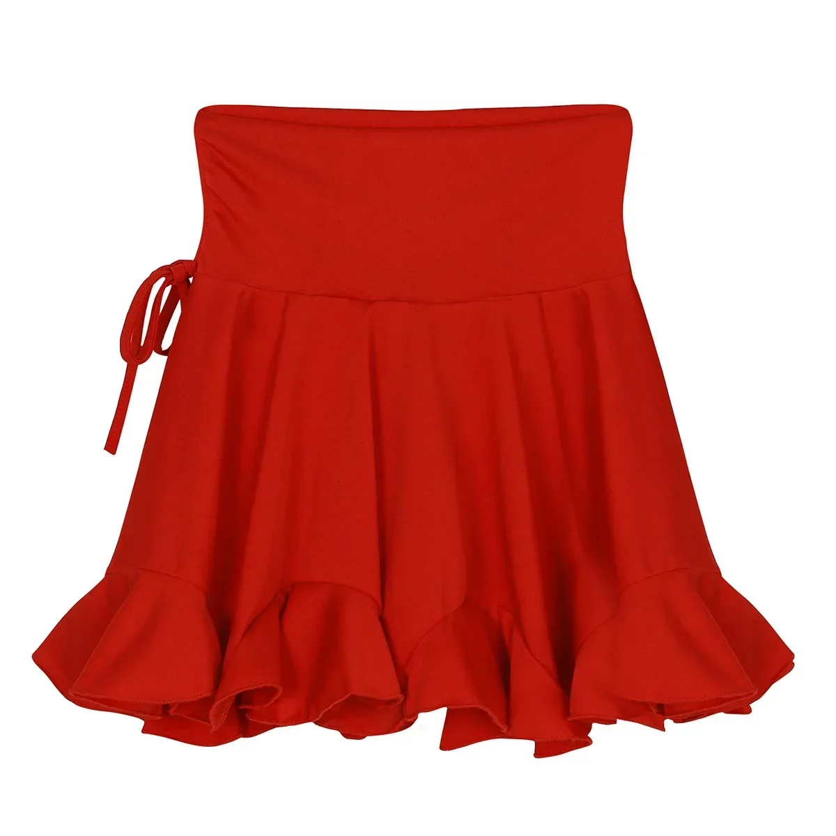 Women High Waist Latin Tango Dance Skirt Stretchy Mini Flared Pleated Skort Skirt Performance Costume Daily Dance Practice
Women High Waist Latin Tango Dance Skirt Stretchy Mini Flared Pleated Skort Skirt Performance Costume Daily Dance Practice