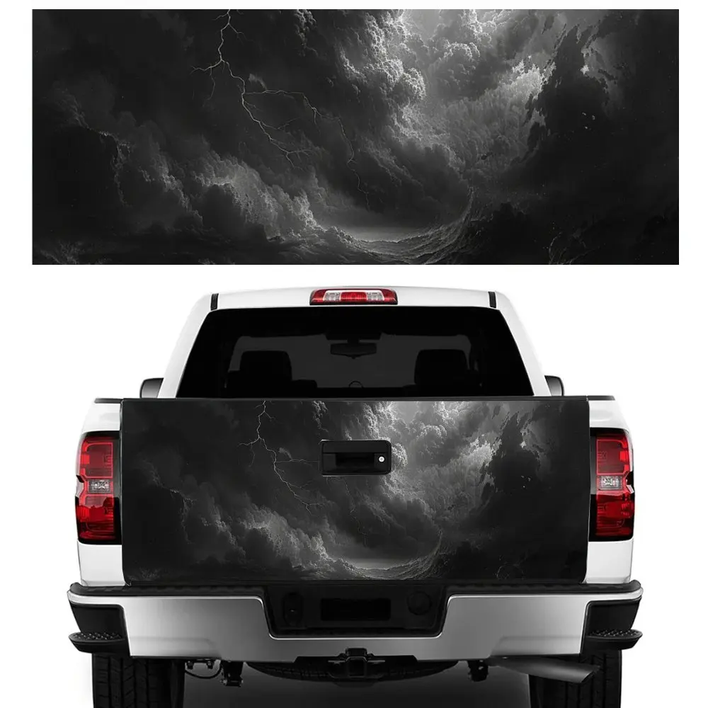 Dark Clouds and Lightning Print Car Tail Trunk Protect Vinly Decal Auto Accessories Hood Decoration Sticker for Off-road Pickup
Dark Clouds and Lightning Print Car Tail Trunk Protect Vinly Decal Auto Accessories Hood Decoration Sticker for Off-road Pickup