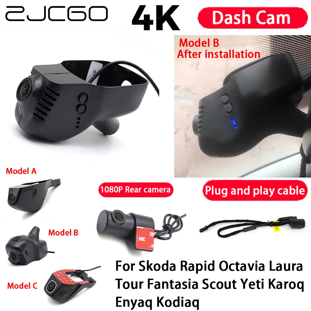 4K Plug and Play Dash Cam Video Recorder Night Vision for Skoda Rapid Octavia Laura Tour Fantasia Scout Yeti Karoq Enyaq Kodiaq
4K Plug and Play Dash Cam Video Recorder Night Vision for Skoda Rapid Octavia Laura Tour Fantasia Scout Yeti Karoq Enyaq Kodiaq