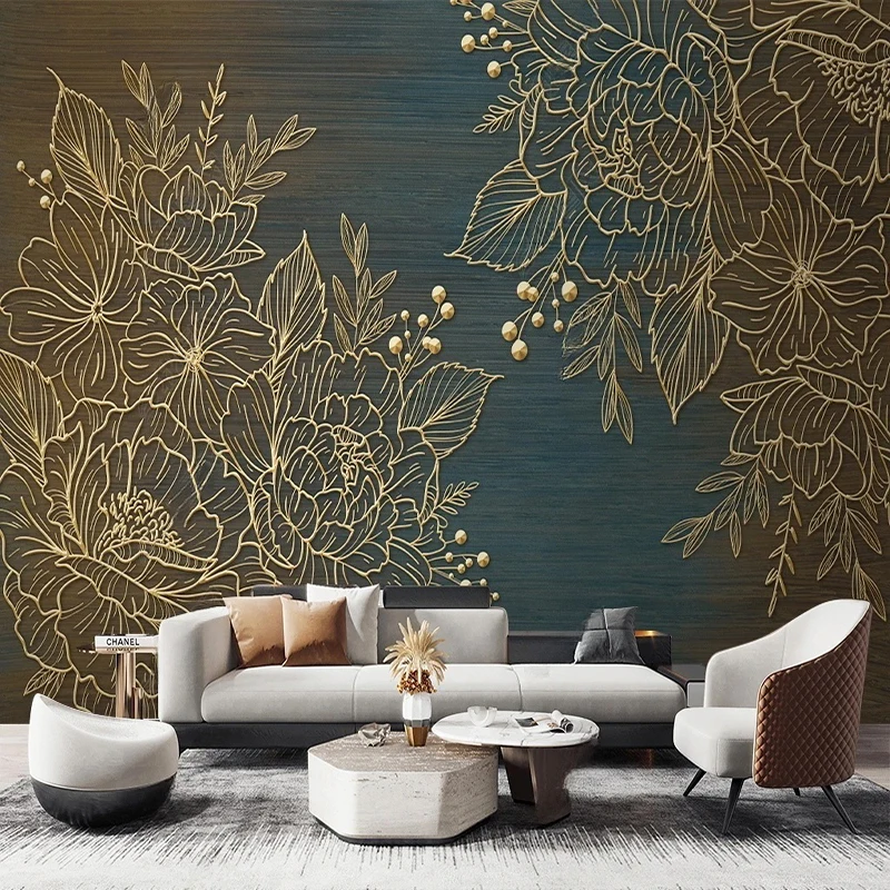 Custom Size Modern Style Wallpaper 3D Stereo Abstract Geometric Line Flower Pattern Mural Home Decor Living Room Bedroom
Custom Size Modern Style Wallpaper 3D Stereo Abstract Geometric Line Flower Pattern Mural Home Decor Living Room Bedroom