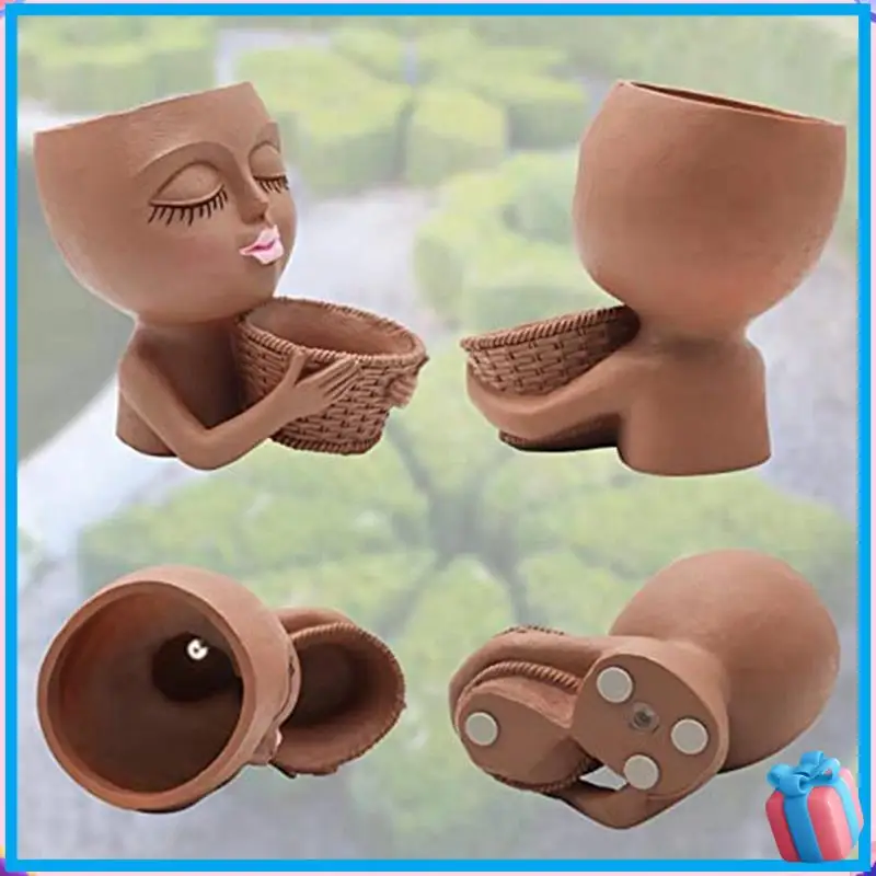 Decorative Plant Pots Two-In-One Flowerpot Suitable For Indoor Outdoor Plants Succulent
Decorative Plant Pots Two-In-One Flowerpot Suitable For Indoor Outdoor Plants Succulent