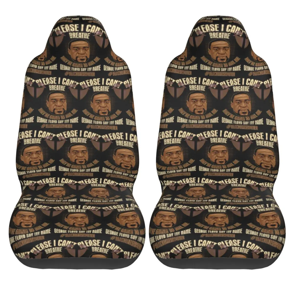 Чехлы на автомобильные сиденья I Can't Breathe Black Lives Matter Rip George, 2 шт., забавные автомобильные чехлы на сиденья, летние эластичные чехлы из полиэстера
Чехлы на автомобильные сиденья I Can't Breathe Black Lives Matter Rip George, 2 шт., забавные автомобильные чехлы на сиденья, летние эластичные чехлы из полиэстера