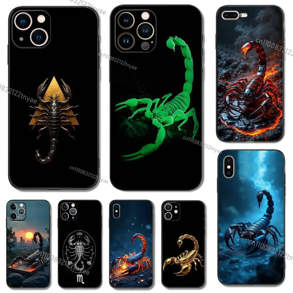 Animal Scorpion Phone Case For iPhone 17,16,15,14,13,12,11,X,XR,XS,Plus,Mini,Pro,Max Soft black Shockproof Cover
Animal Scorpion Phone Case For iPhone 17,16,15,14,13,12,11,X,XR,XS,Plus,Mini,Pro,Max Soft black Shockproof Cover