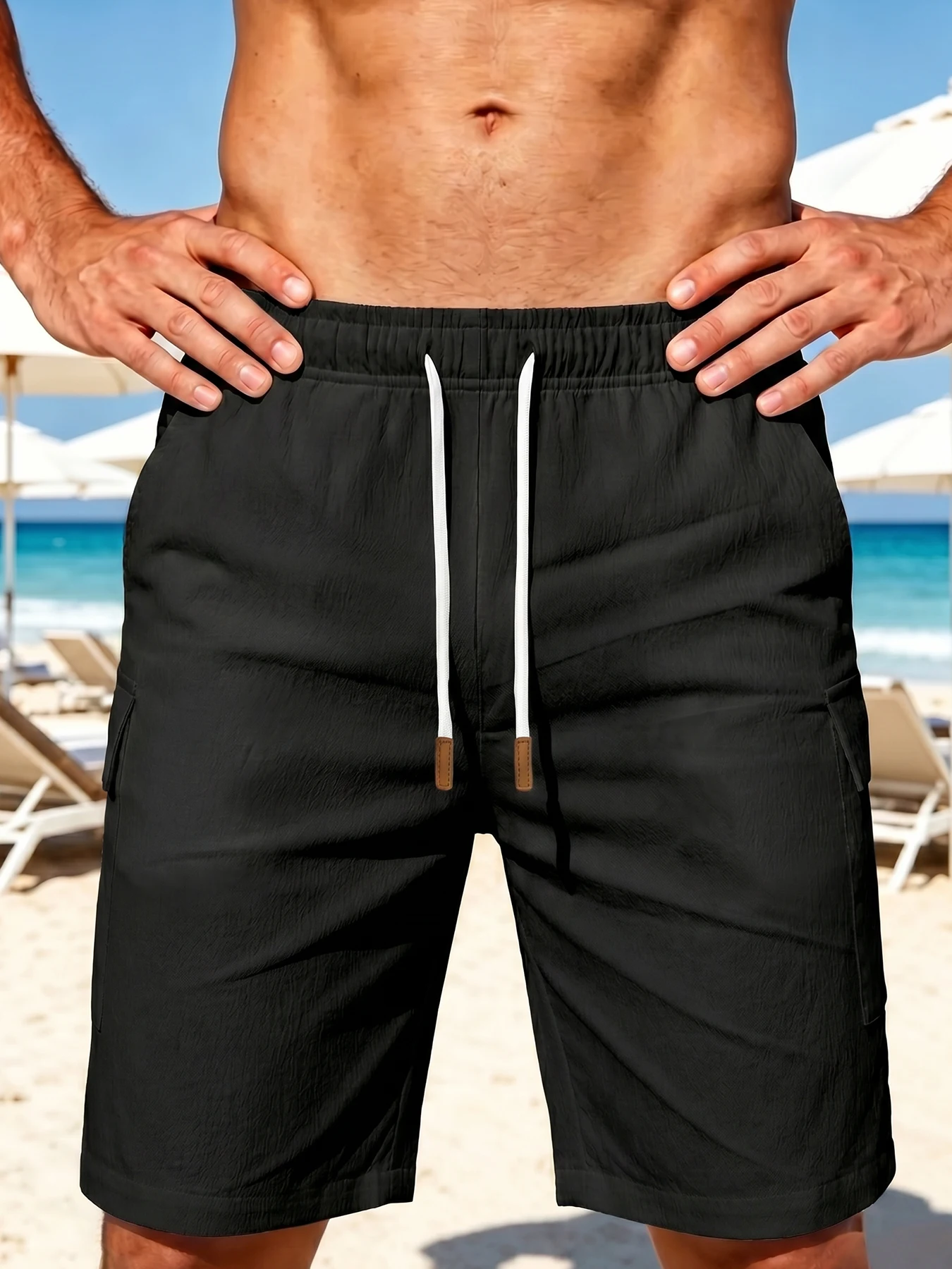 Men Crinkle Quick Dry Cargo Shorts Lightweight Breathable Elastic Waist Drawstring Multi-Pocket Casual Beach Travel Shorts
Men Crinkle Quick Dry Cargo Shorts Lightweight Breathable Elastic Waist Drawstring Multi-Pocket Casual Beach Travel Shorts
