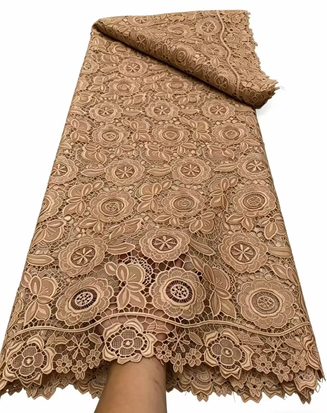 2026 Nigerian Cord Guipure Lace Fabric High Quality 5 Yards Knitted Water Soluble African Lace Fabric Wedding Dress for Sewing
2026 Nigerian Cord Guipure Lace Fabric High Quality 5 Yards Knitted Water Soluble African Lace Fabric Wedding Dress for Sewing