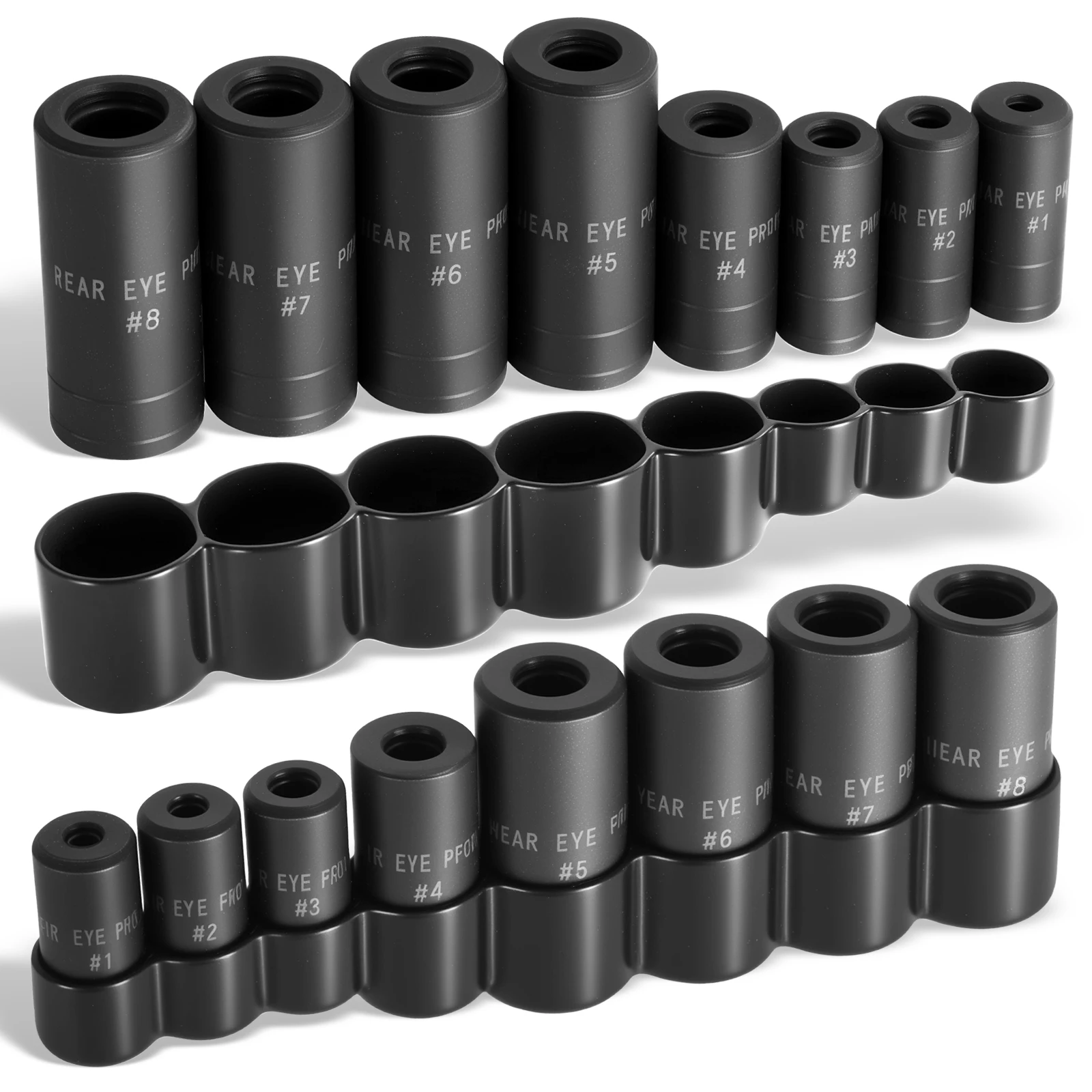16Pcs Tap Socket Set Steel 1/4inch and 3/8inch Drive Socket Set for Hand Wrench Tap Socket Tapping in Tight
16Pcs Tap Socket Set Steel 1/4inch and 3/8inch Drive Socket Set for Hand Wrench Tap Socket Tapping in Tight