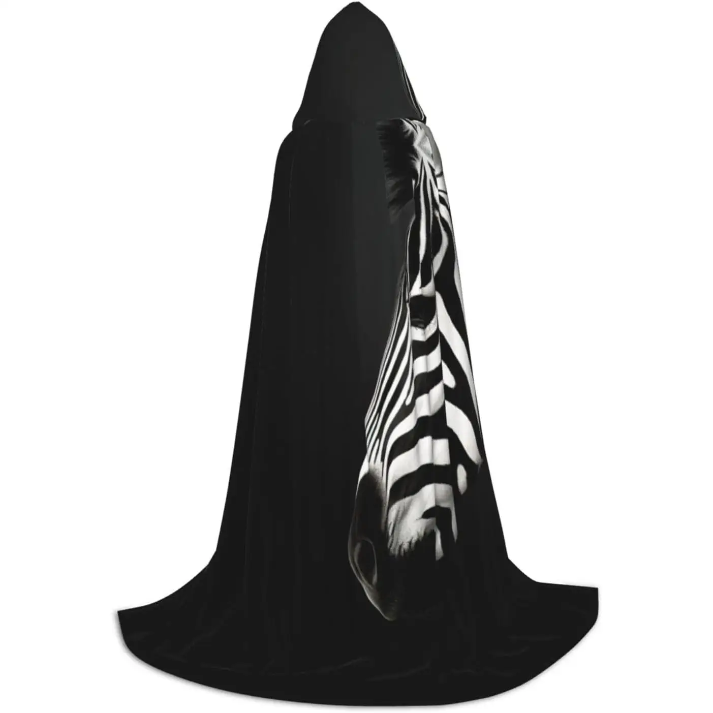 Abstract Animal Zebra Print Hooded Cloak Wizard Vampire And Medieval Costumes Invisibility Cloak With Hood
Abstract Animal Zebra Print Hooded Cloak Wizard Vampire And Medieval Costumes Invisibility Cloak With Hood