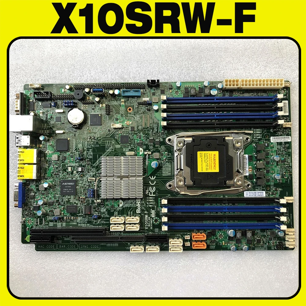 X10SRW-F для серверной материнской платы Supermicro, процессор Xeon E5-2600/E5-1600 v4/v3, семейства LGA 2011
X10SRW-F для серверной материнской платы Supermicro, процессор Xeon E5-2600/E5-1600 v4/v3, семейства LGA 2011