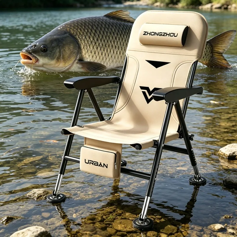 Outdoor Multifunctional Fishing Chairs European Style Reclining Seat Portable Foldable Stool Metal Frame Field Angling Chair
Outdoor Multifunctional Fishing Chairs European Style Reclining Seat Portable Foldable Stool Metal Frame Field Angling Chair