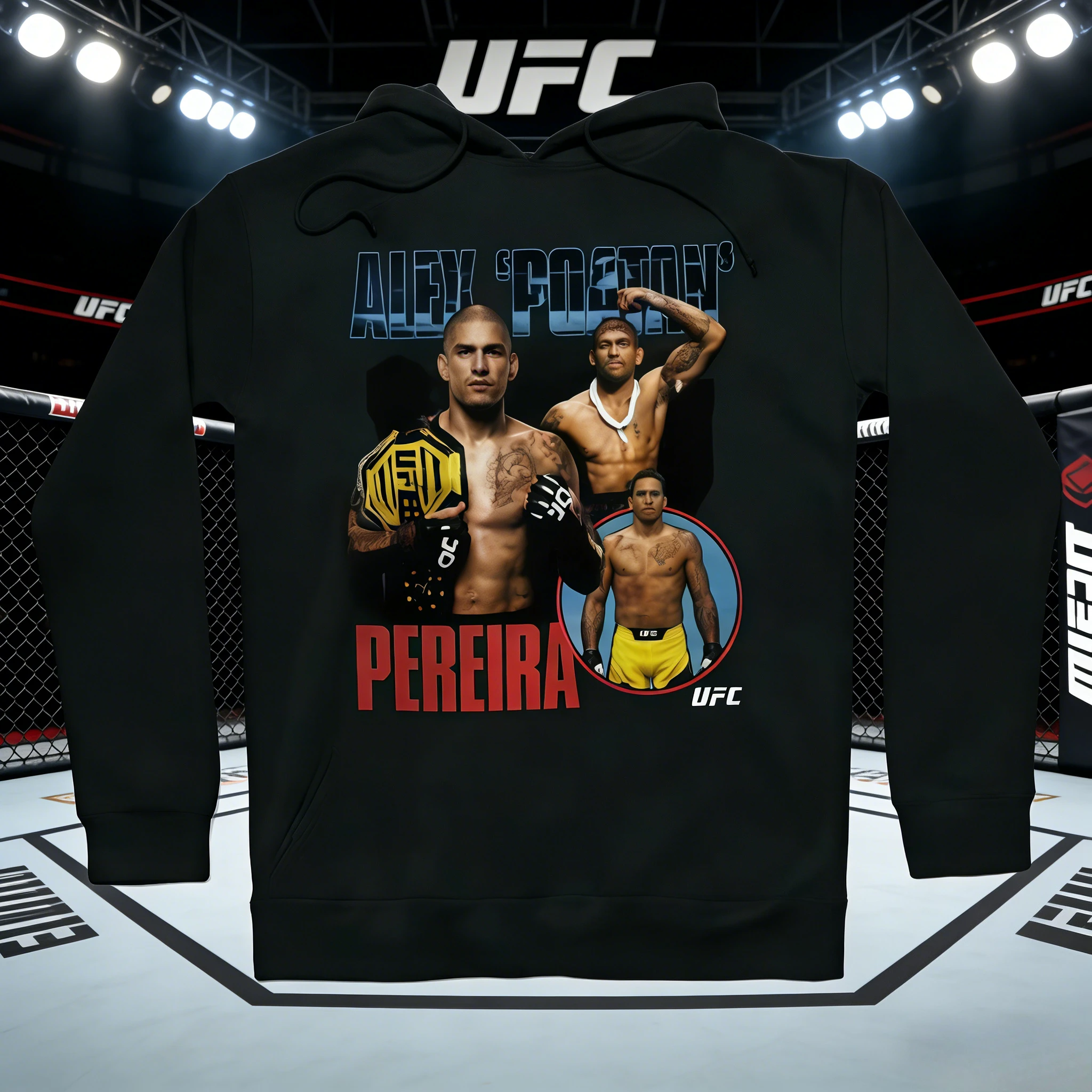 UFC Alex Pereira 2026, осенне-зимняя коллекция, дышащая толстовка с капюшоном из чистого хлопка — подходит для мужчин и женщин
UFC Alex Pereira 2026, осенне-зимняя коллекция, дышащая толстовка с капюшоном из чистого хлопка — подходит для мужчин и женщин