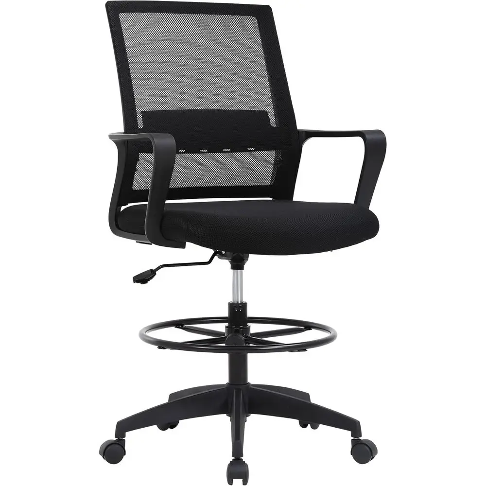 Drating Chair Tall Oice Chair Adjustable Swivel Rolling Mesh Height with Lumbar Support Arms ootrest Back or Adults Standing Des
Drating Chair Tall Oice Chair Adjustable Swivel Rolling Mesh Height with Lumbar Support Arms ootrest Back or Adults Standing Des