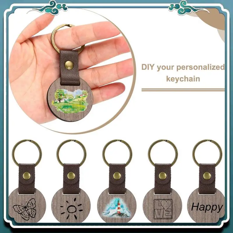 Premium 36Pcs Wood Keychain Blanks Wooden Keychain Blanks Small Key Chain Bulk Walnut Laser Engraving
Premium 36Pcs Wood Keychain Blanks Wooden Keychain Blanks Small Key Chain Bulk Walnut Laser Engraving