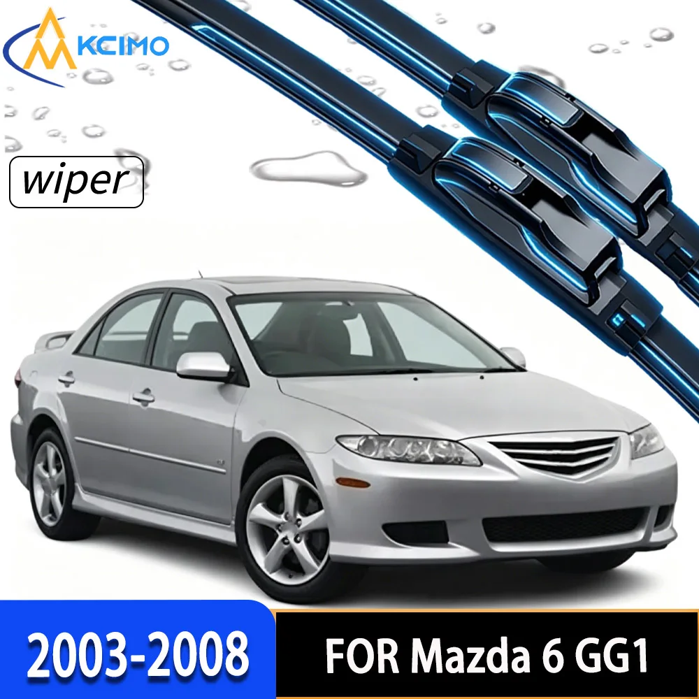 High Performance Front Windscreen Wipers with Durable High-Density Rubber, Custom Fit for Mazda 6 GG1 GY 2003-2008
High Performance Front Windscreen Wipers with Durable High-Density Rubber, Custom Fit for Mazda 6 GG1 GY 2003-2008