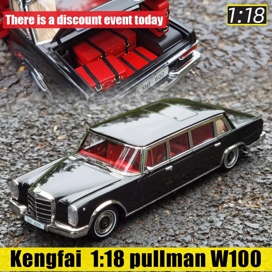 Kengfai Diecast model 1:18 pullman W100 600 Alloy car model Collection Car model for a friend's birthday gift
Kengfai Diecast model 1:18 pullman W100 600 Alloy car model Collection Car model for a friend's birthday gift